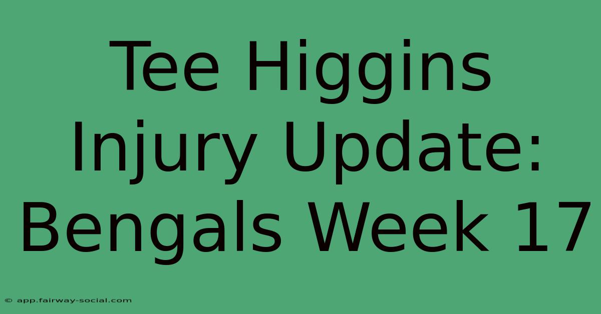 Tee Higgins Injury Update: Bengals Week 17