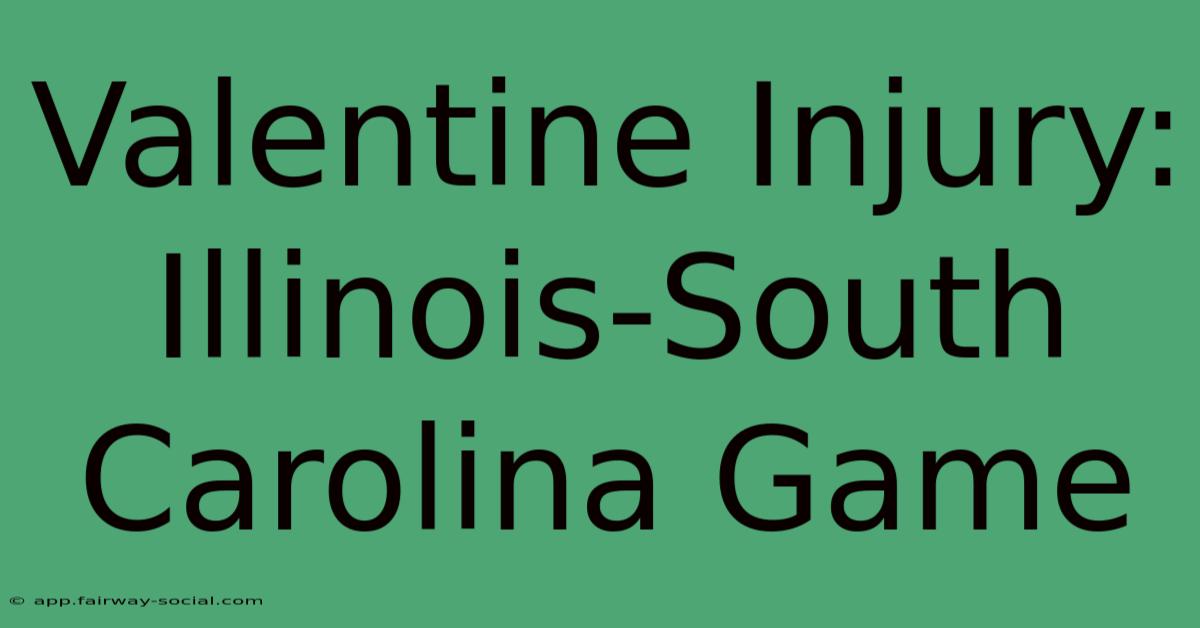 Valentine Injury: Illinois-South Carolina Game